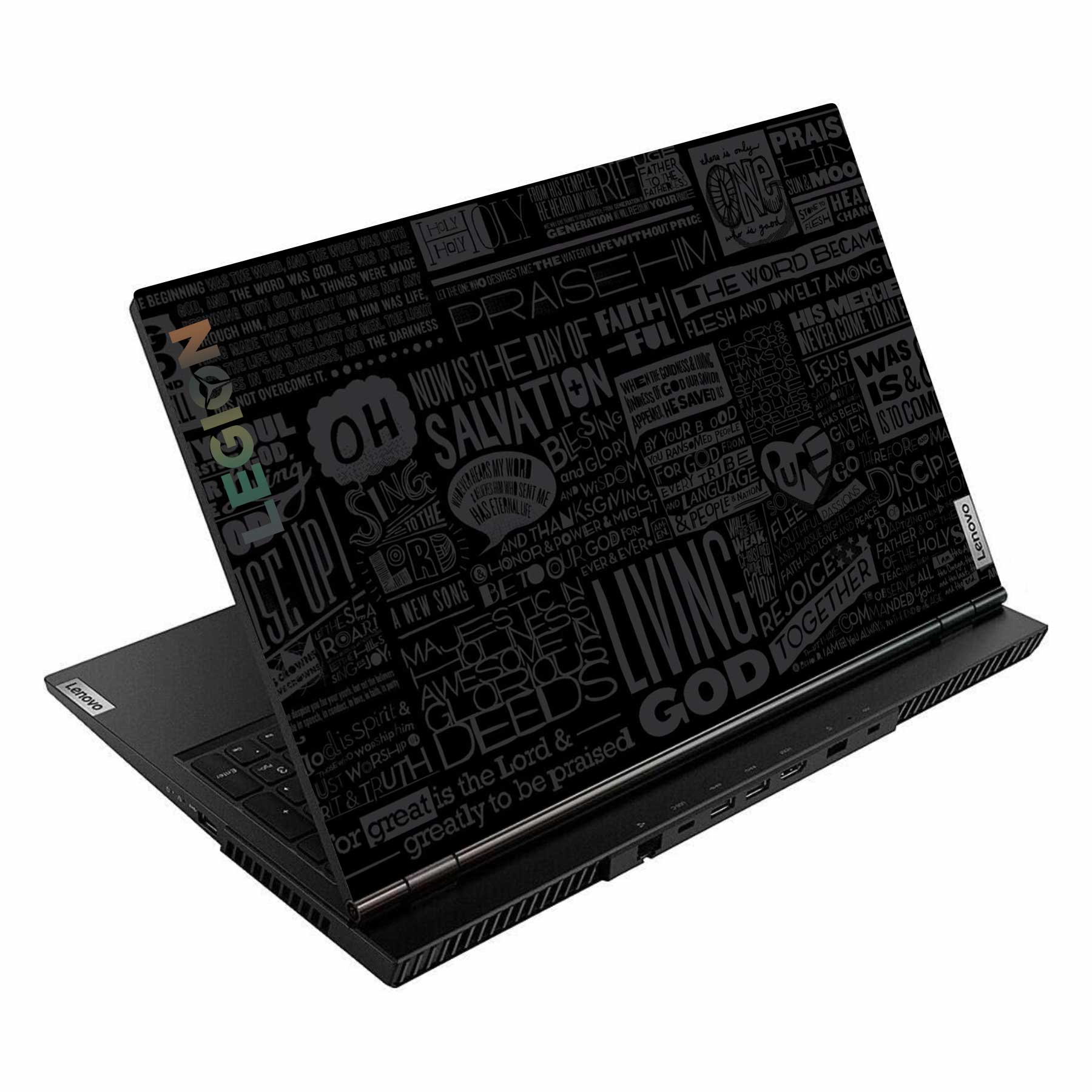 Black Glory Lenovo Legion 5 15ARH05 Laptop Skin