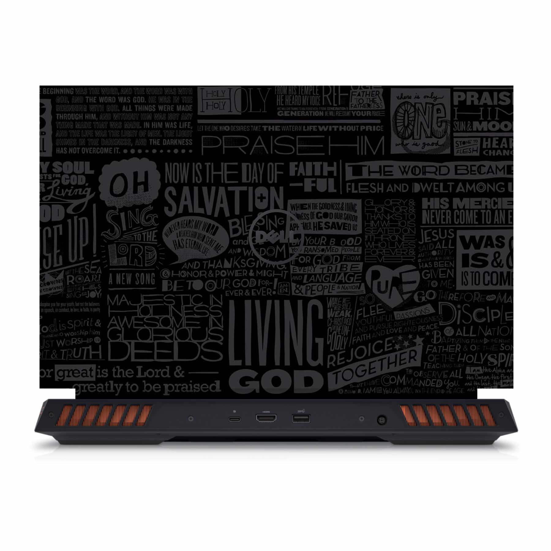 Black Glory Dell G15 5520 Laptop Skin