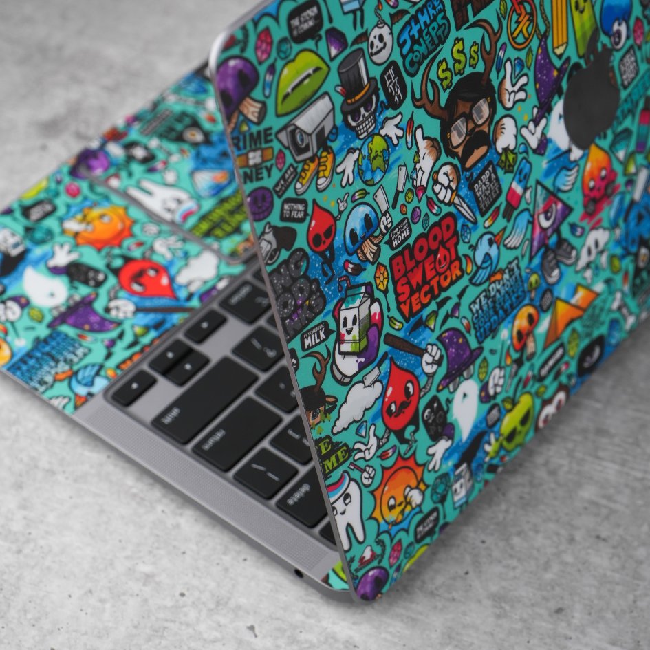 Abstract Laptop Skins. – WrapCart Skins