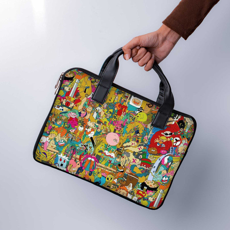 CN Abstract Laptop Sleeve With Handle - WrapCart