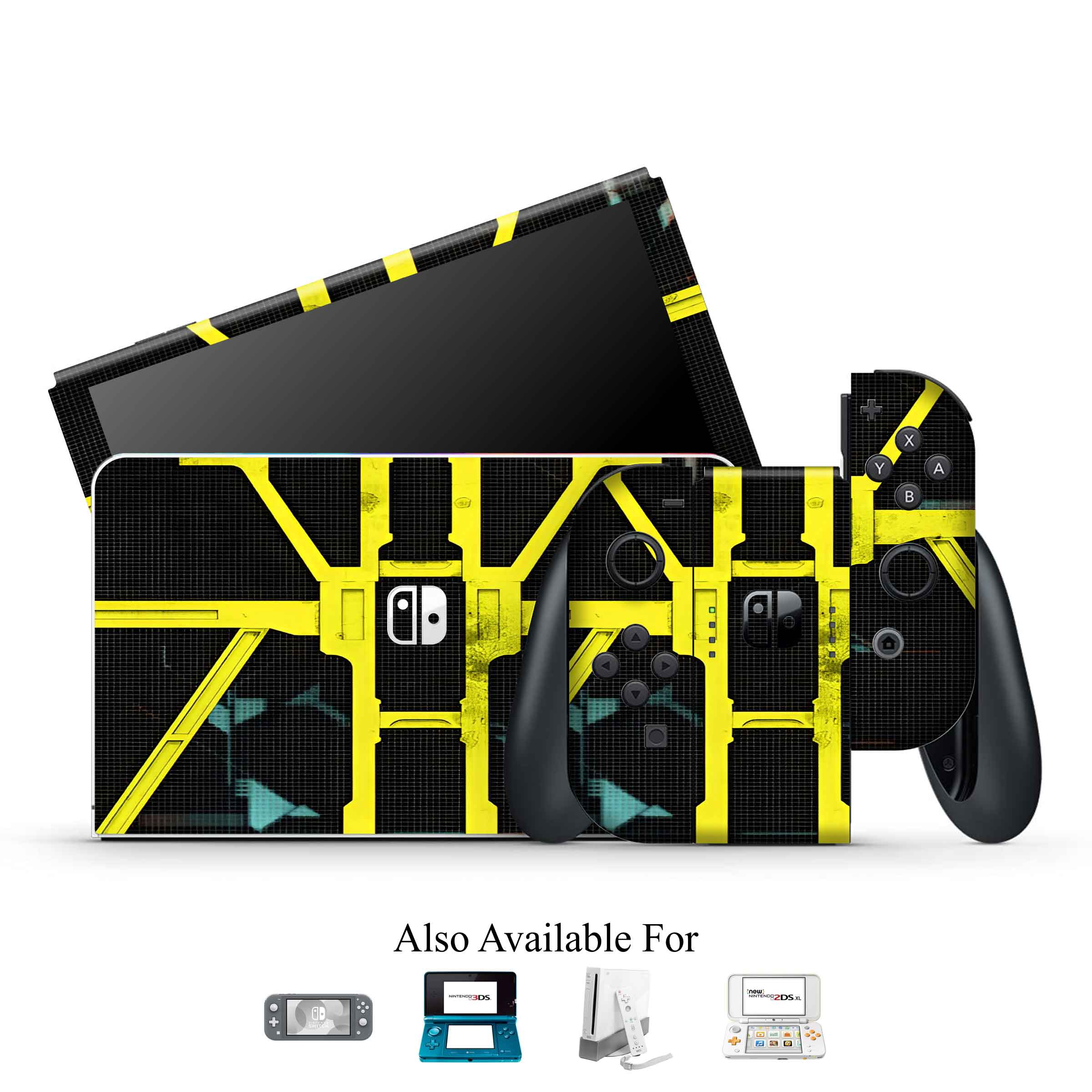 Yellow Cybertech Nintendo Skin