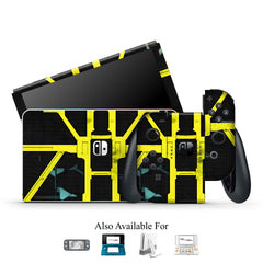 Yellow Cybertech Nintendo Skin