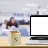 Personalized Wooden Pen Stand