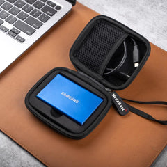 Samsung T7 and T7 Touch SSD Organizer - Black Hard EVA Case