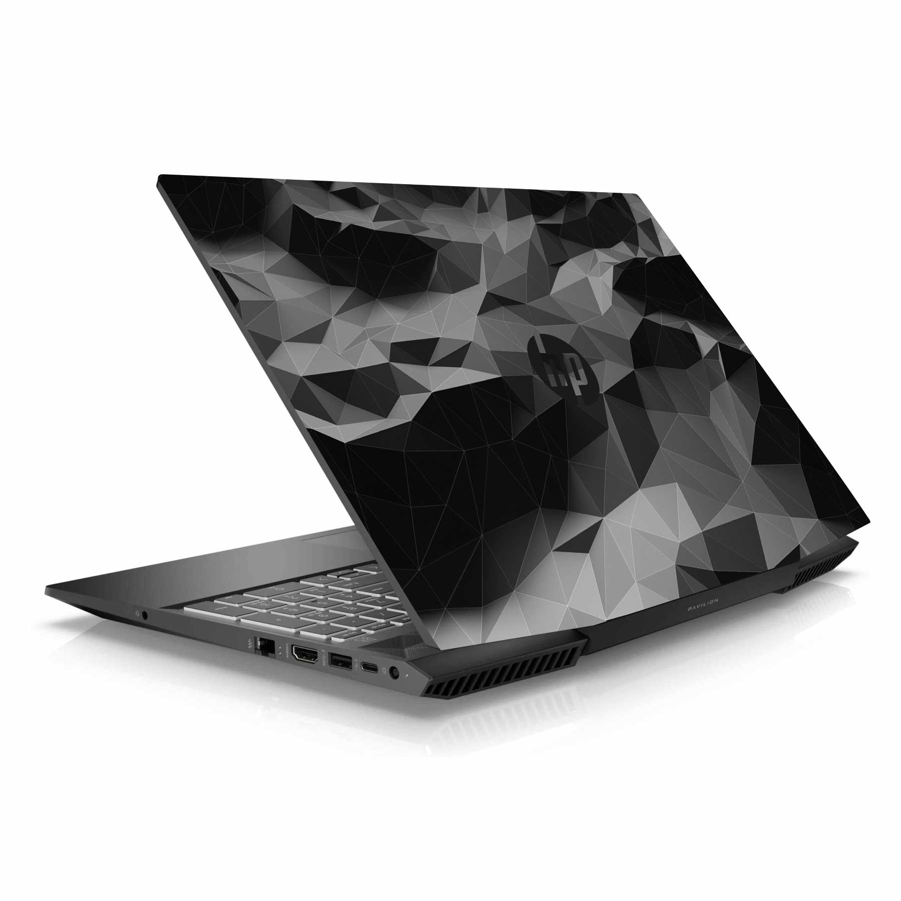Black Prism HP Pavilion Gaming 15 EC Series Laptop Skin