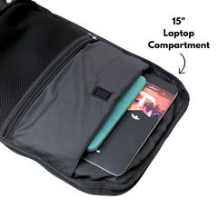 Deluxe Camera Backpack - Large Capacity Bag with Tripod Holder and Laptop Compartment