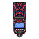 Red Floral Mandala Flash Skin