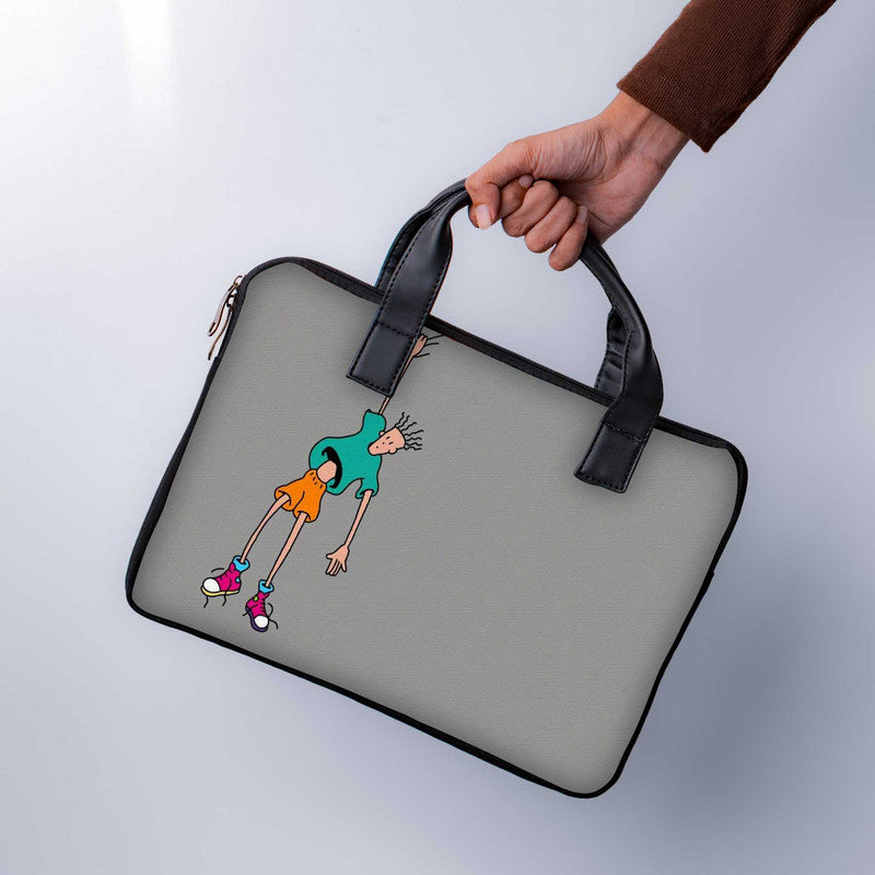 Hanging Cartoon Laptop Sleeve With Handle - WrapCart