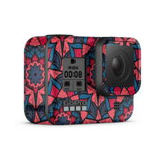 GoPro Skin Red Floral Mandala