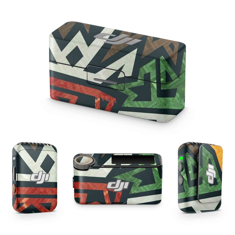 Aztec Abstract DJI Mic Skin - WrapCart