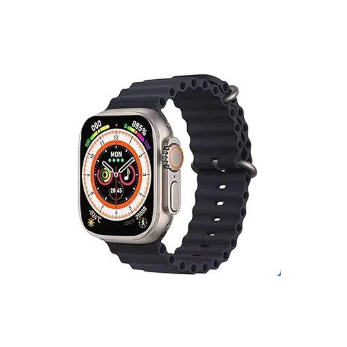 Metal & Silicon Apple Watch Strap 44 45 46 49 MM For iwatch