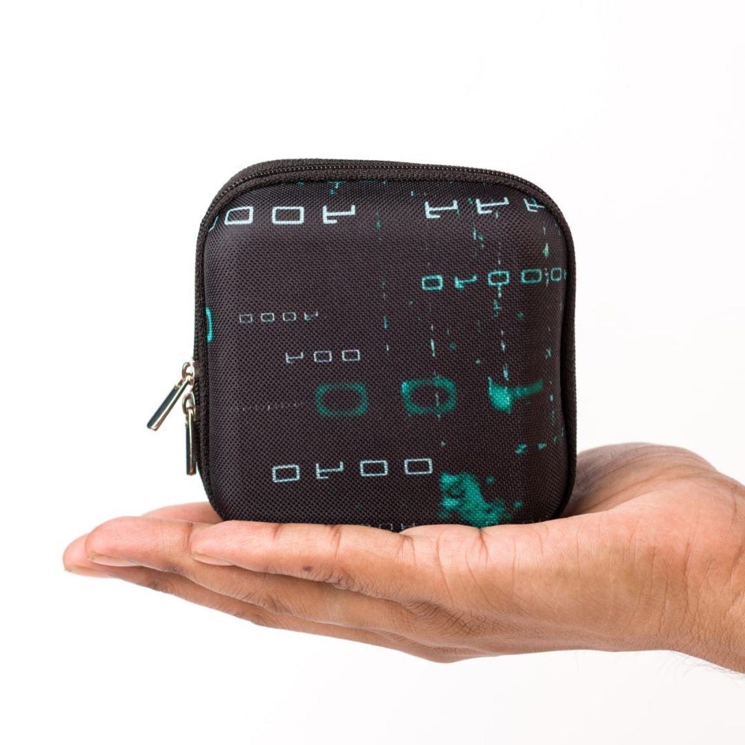 Binary Multi Purpose Tech Organizer for Charger/Earphone/Pen Drives/Cables - Box Shape