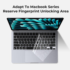 MacBook Keyboard Protector| Ultra-Thin MacBook Waterproof & Dust-Proof Keyboard Protector TPU (Clear)