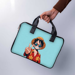 luffy on vacation Laptop Sleeve With Handle - WrapCart