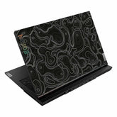 Colourful Topography Black Lenovo Legion 5 15ARH05 Laptop Skin