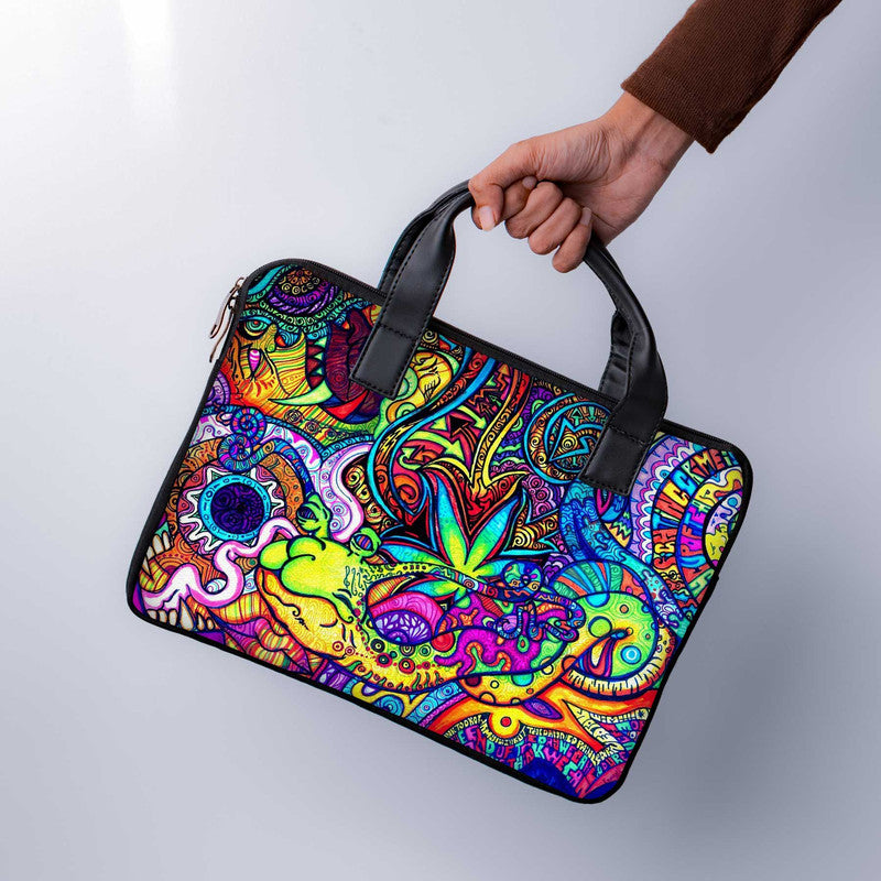psych world Laptop Sleeve With Handle - WrapCart