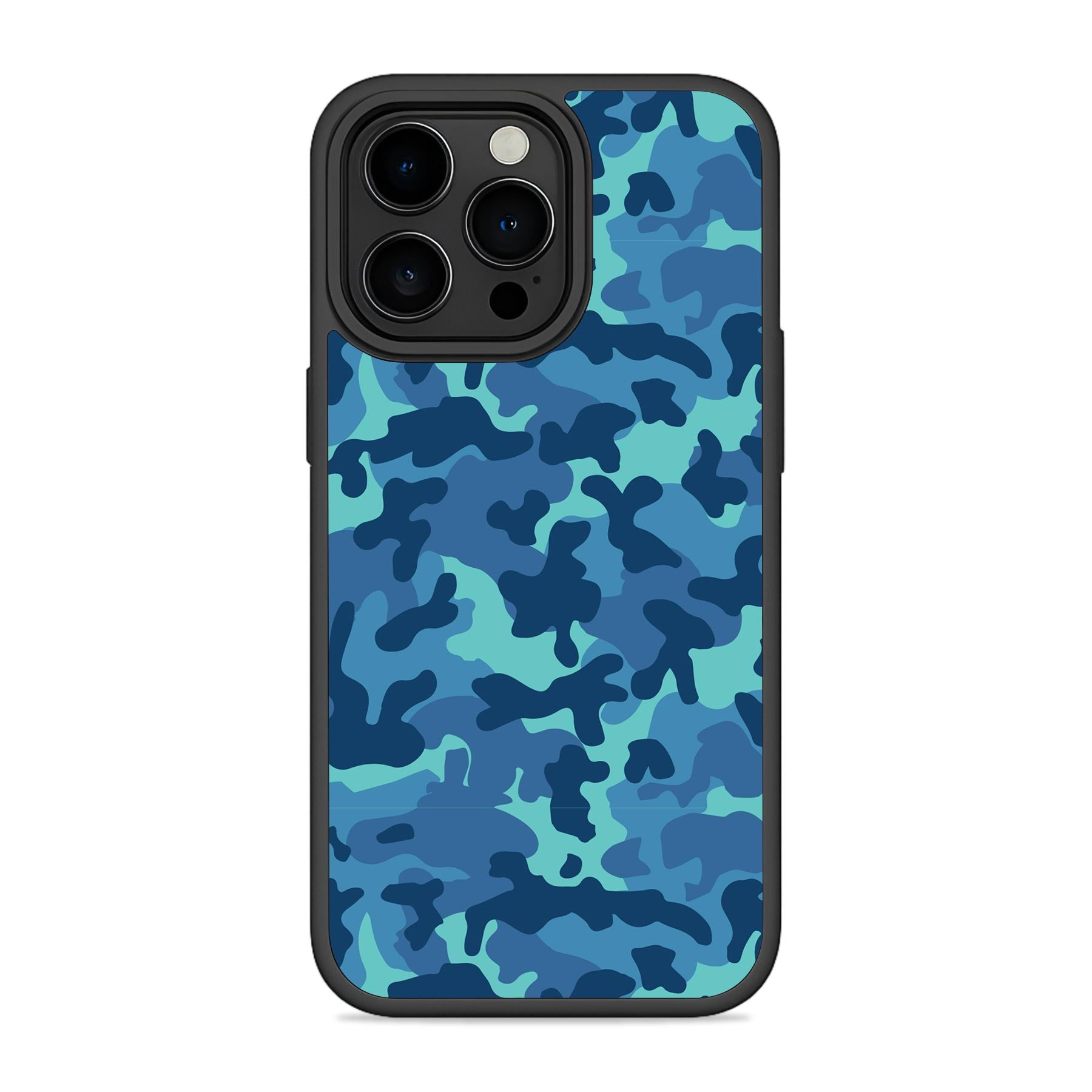 Grove Blue Camo Mobile Bumper Cover For Samsung S25 Ultra