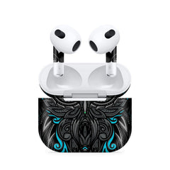 Classic Owl Blue Airpods 4 Skin