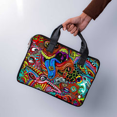 the hidden Laptop Sleeve With Handle - WrapCart