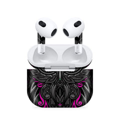 Classic Owl Pink Airpods 4 Skin