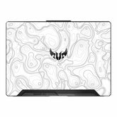 Asus TUF A15 FA506 FA507 FX506 FX507 Laptop Skins & Wraps - WrapCart | Colourful Topography White Asus TUF A15 FA506 FA507 FX506 FX507 Laptop Skin