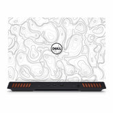 Colourful Topography White Dell G15 5520 Laptop Skin