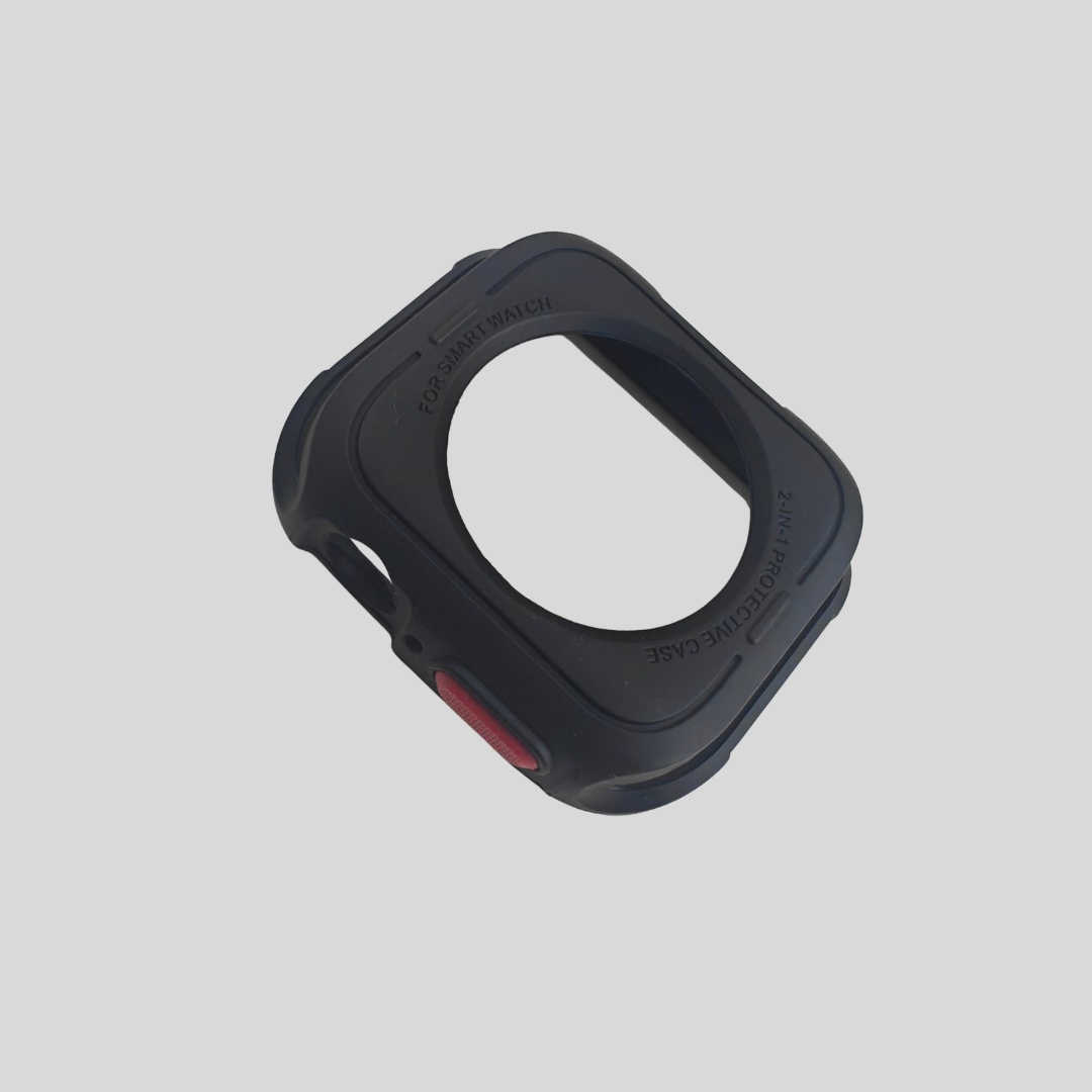 Metal & Silicon Apple Watch Strap 44 45 46 49 MM For iwatch