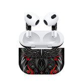 Classic Owl Red Airpods 4 Skin