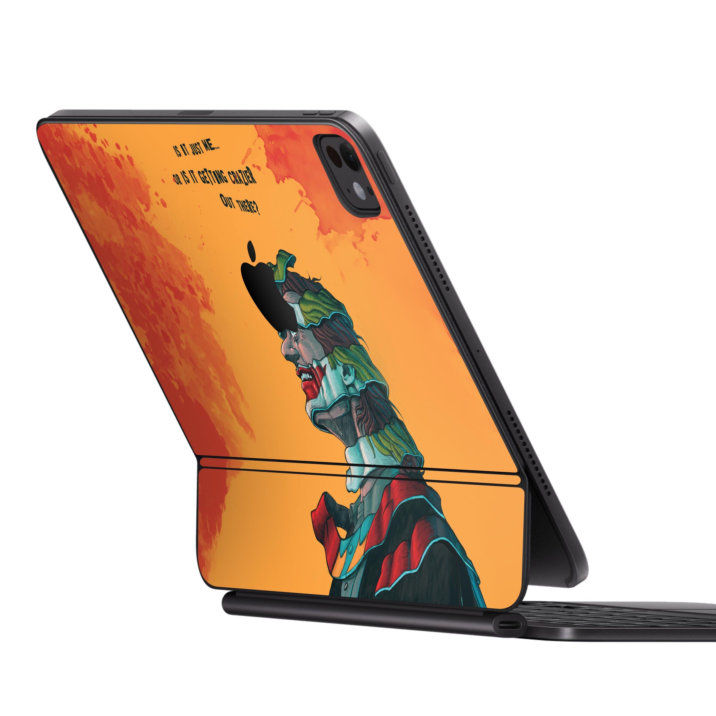 Crazy Apple iPad Magic Keyboard Skin