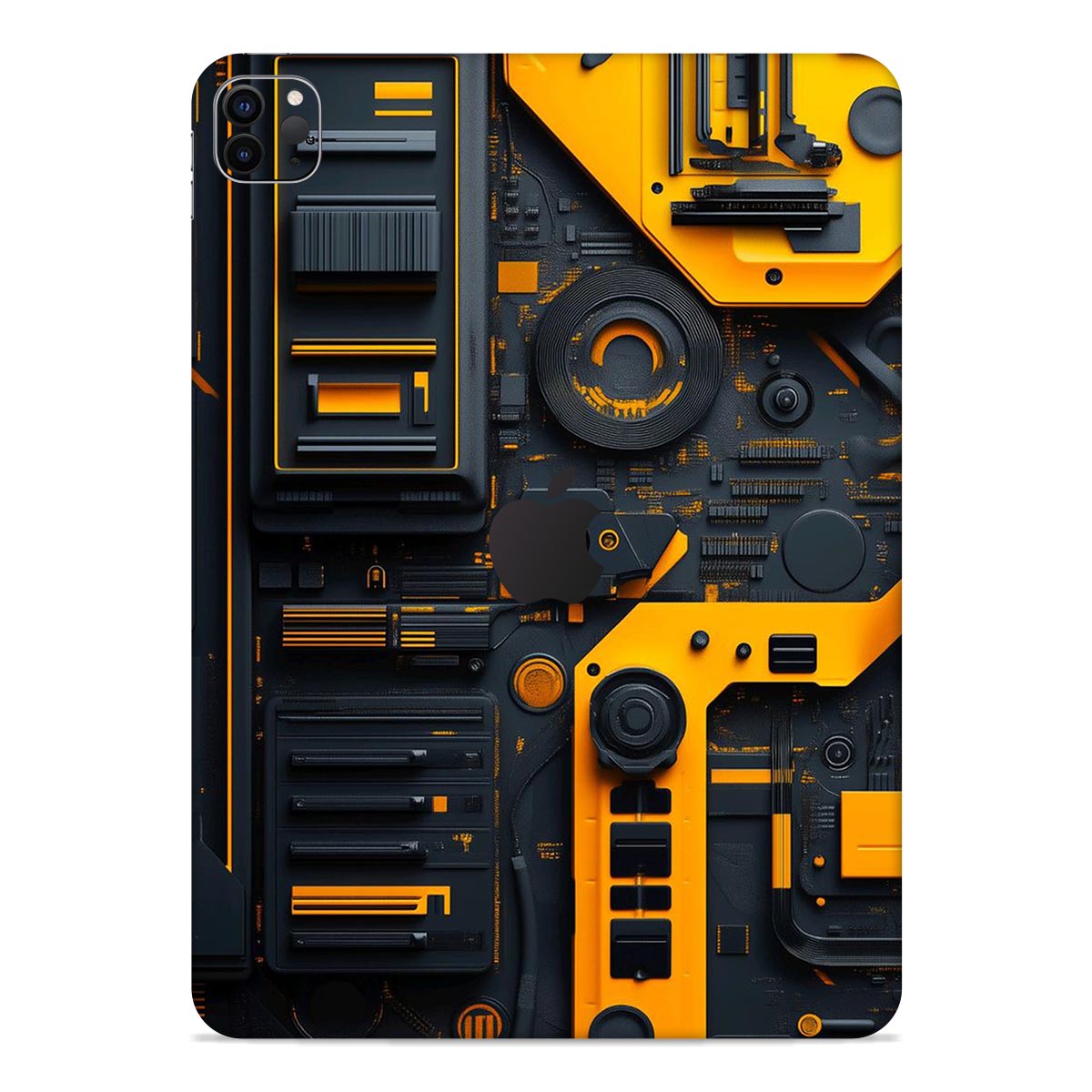 yellow-tech-iPad-Air-13-in-M2-A2899-skin