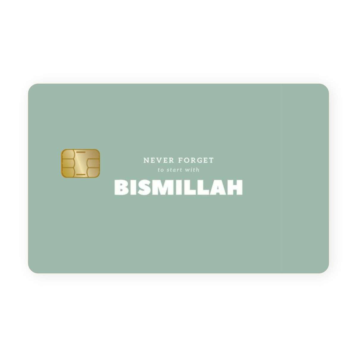 Start With Besmillah Card Skin