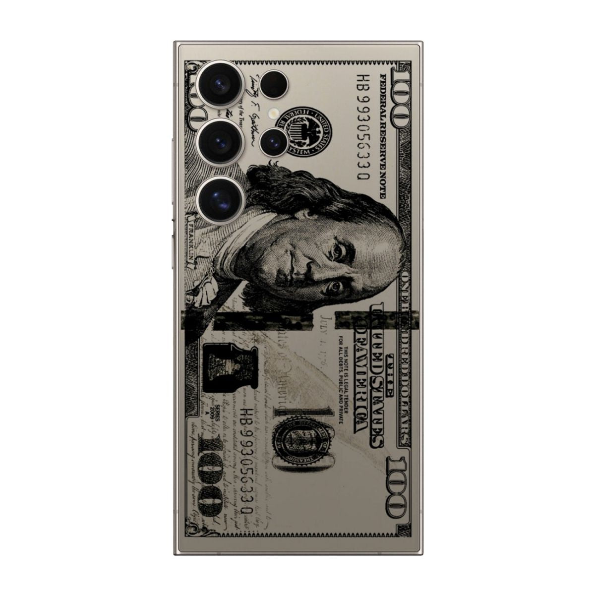 Dollar Transparent Mobile Skin