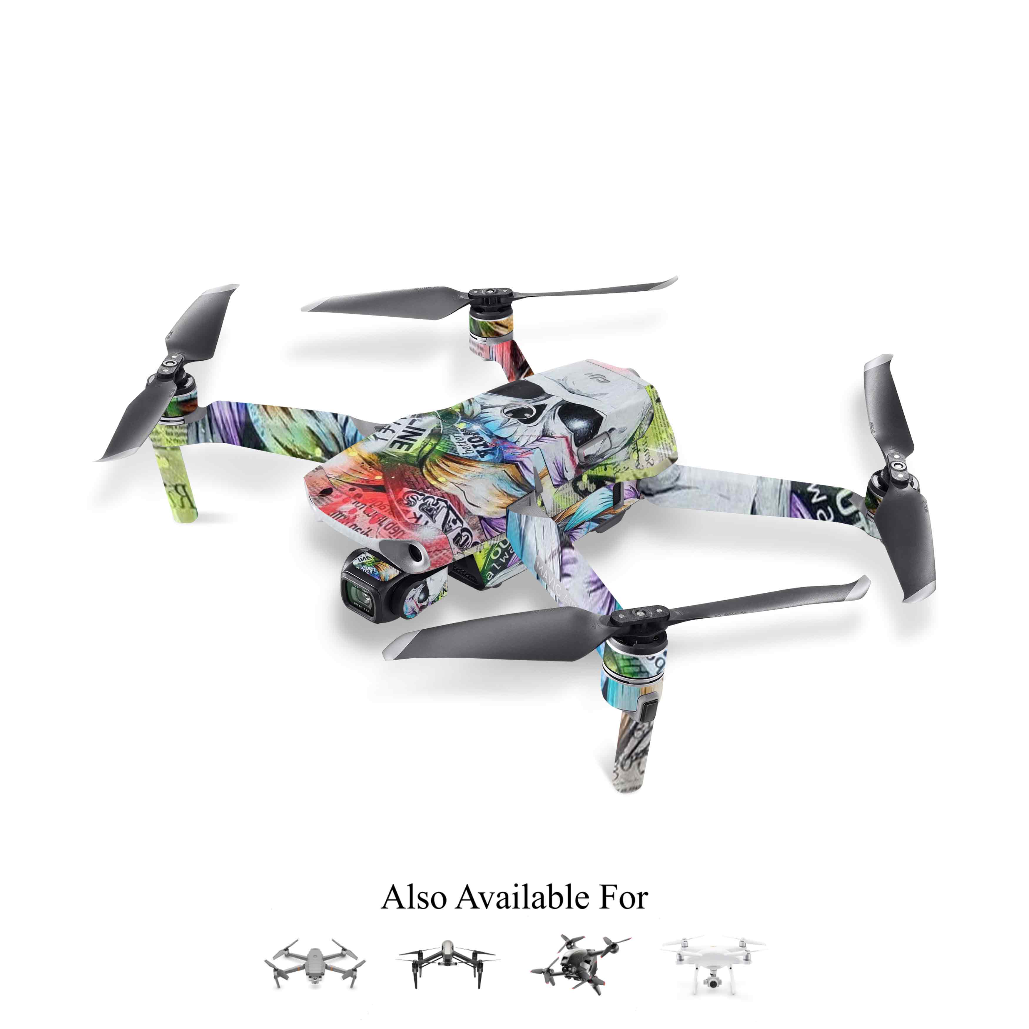 Residue Free Skins & Wraps for DJI Drones