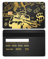 Monopoly Man Metal Card