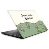 Start With Besmillah Laptop Skin