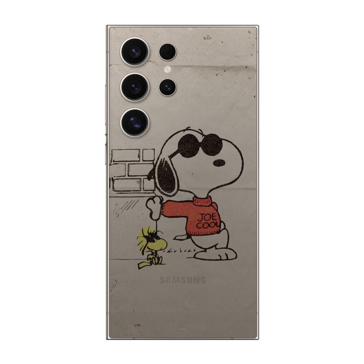 Snoopy Transparent Mobile Skin