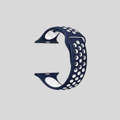 Metal & Silicon Apple Watch Strap 44 45 46 49 MM For iwatch