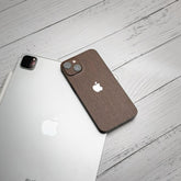 Brown Denim Mobile Skin