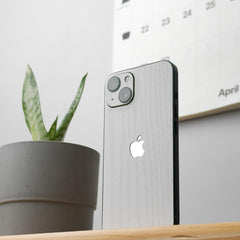 White Wood Mobile Skin