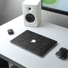 Premium Black Shape Shift Camo MacBook Skin