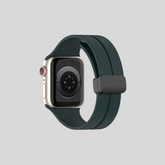 Metal & Silicon Apple Watch Strap 44 45 46 49 MM For iwatch