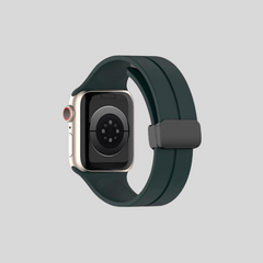 Metal & Silicon Apple Watch Strap 44 45 46 49 MM For iwatch