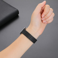 Metal & Silicon Apple Watch Strap 44 45 46 49 MM For iwatch