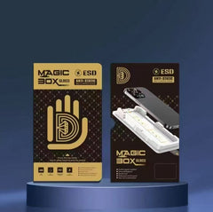 iPhone Tempered Glass , Screen Protector Guard with Easy Fix Auto Dust-Elimination Tool