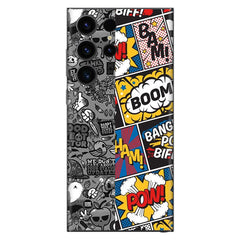 Blue Abstract Mobile Skin India