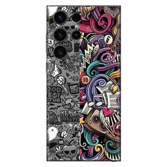 Blue Abstract Mobile Skin India