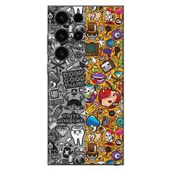 Blue Abstract Mobile Skin India