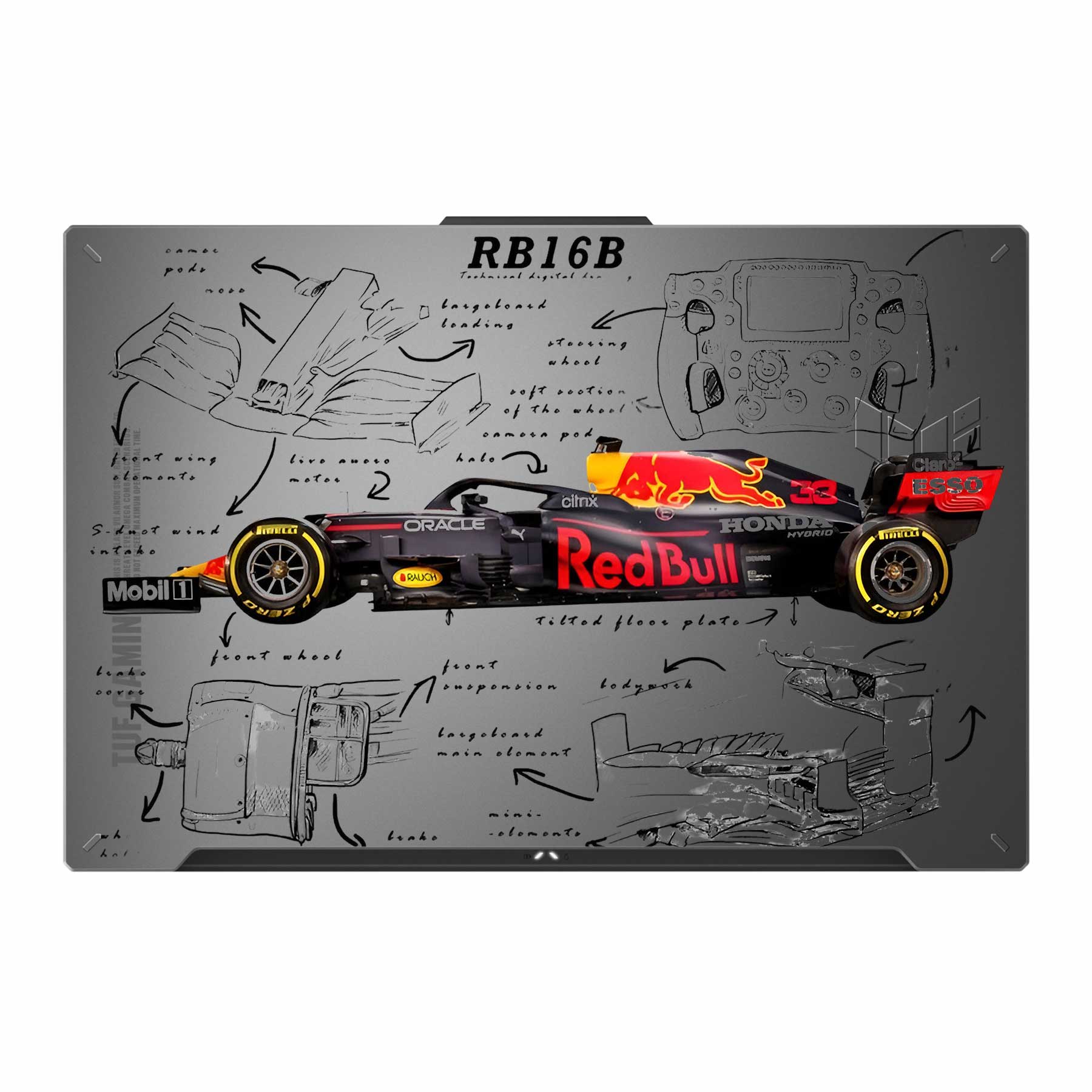 DELL G15 5520 5530 Transparent Laptop Skins