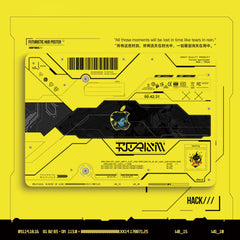 Futuristic Cyber Hood Laptop Skin