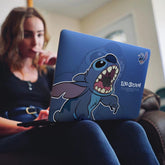 Blue Alien Laptop Skin